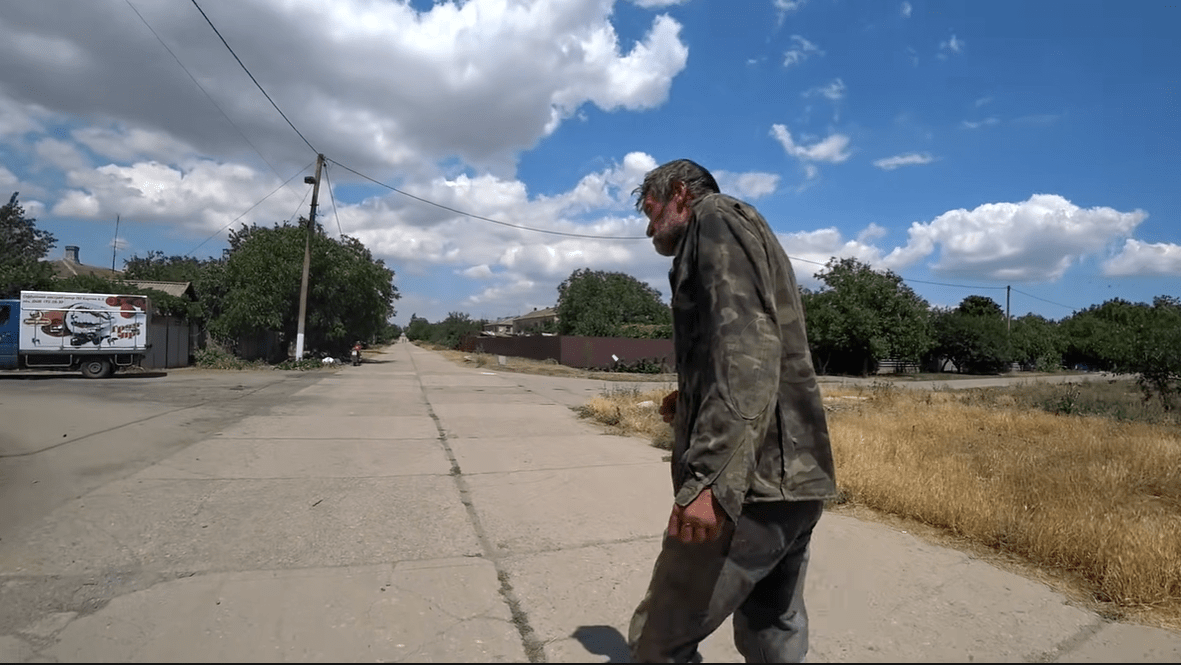 Мъж алкохолик изглежда зле